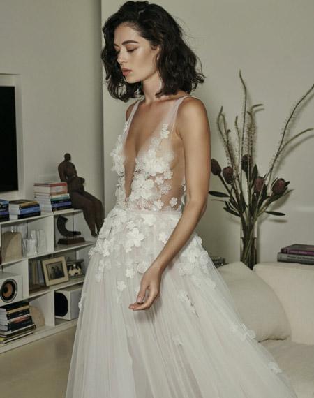 Fabulous Mira Zwillinger Wedding Dresses - 2021 Fall Collection | Clear Wedding Invites